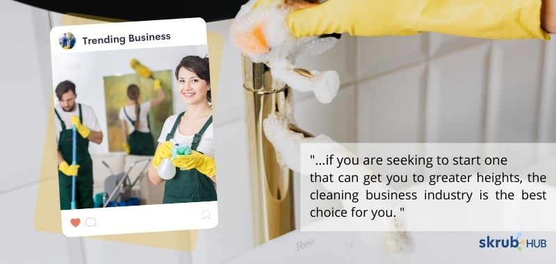 Professional cleaner cleaning a bathroom sink