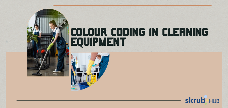 Colour coding in cleaning equipment
